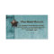 Texas Business Card Denim Jean Star Turquoise Blue