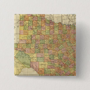 Texas by Rand McNally 15 Cm Square Badge