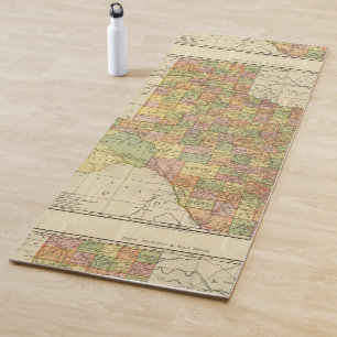 Texas by Rand McNally Yoga Mat