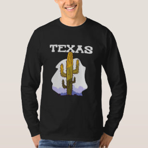 Texas Cactus Retro Country T-Shirt