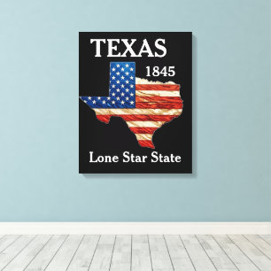 TEXAS CANVAS PRINT