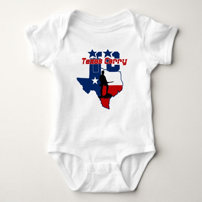 Texas Carry Baby Bodysuit (Front)