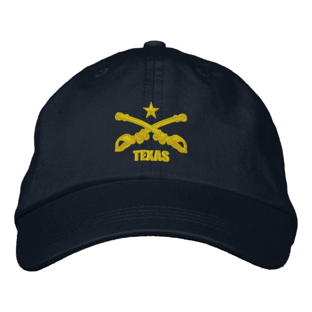 Texas Cavalry (Embroidered) Embroidered Hat (Front)