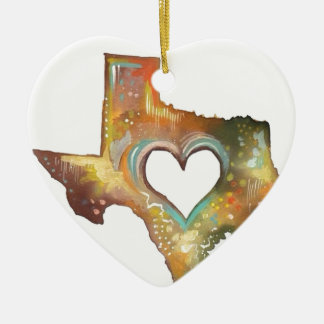 Texas Ceramic Tree Decoration