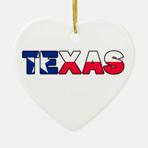 Texas Ceramic Tree Decoration