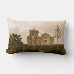 Texas Church-Vintage/sepia Lumbar Cushion