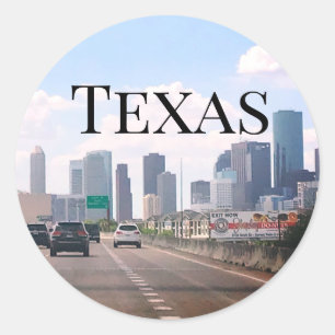 Texas Classic Round Sticker