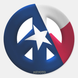 Texas Classic Round Sticker