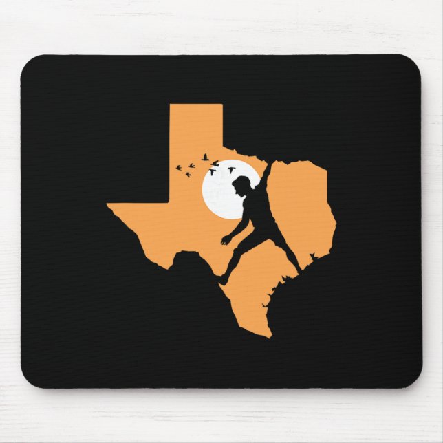 Texas Climbing Bouldering Hobby Rock  Mouse Pad (Front)