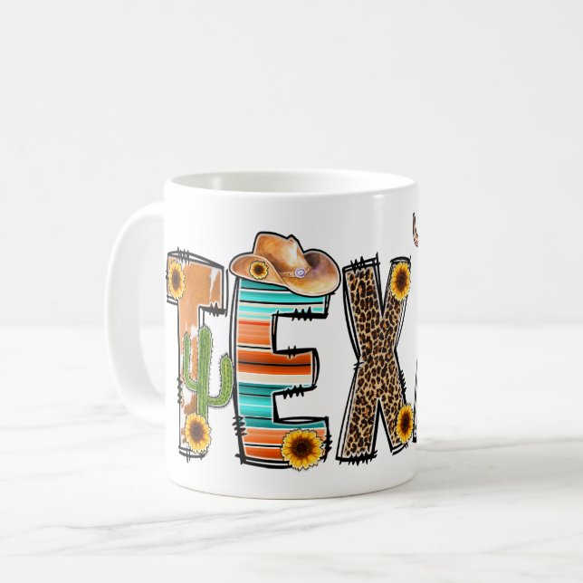 Texas Coffee Mug (Front Left)