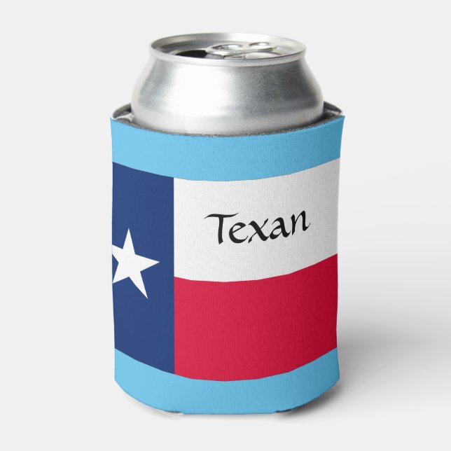 Texas Colours and Bluebonnets Can Cooler (Can Front)
