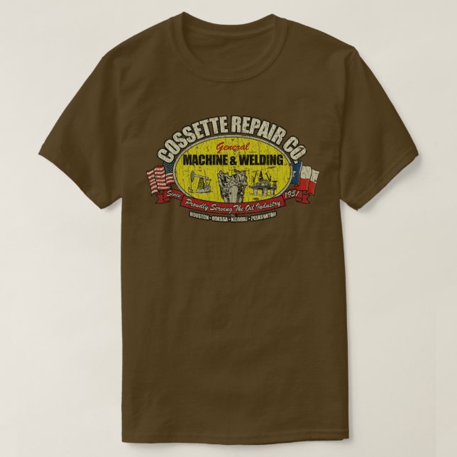 Texas Cossette Repair Co  T-Shirt (Design Front)