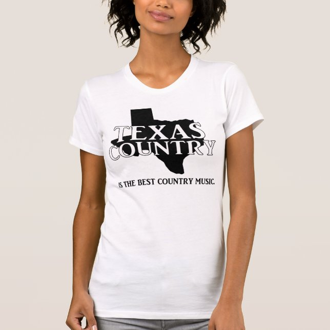 Texas Country Music T-Shirt (Front)