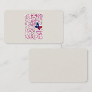 Texas Cowboy Pack Western Vibes Business Card