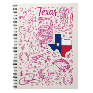 Texas Cowboy Pack Western Vibes Notebook