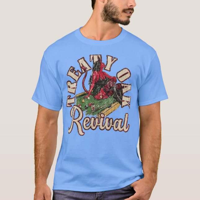 Texas Cpuntry Rock Treaty Oak Revival Logo T-Shirt (Front)