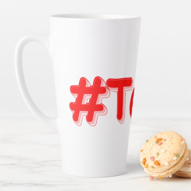 "#Texas " Cute Design. Buy Now Latte Mug (In Situ)