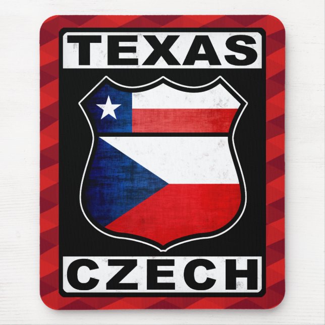 Texas Czech American Mousemat (Front)