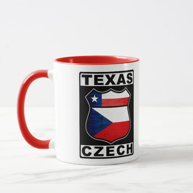 Texas Czech American Mug (Left)