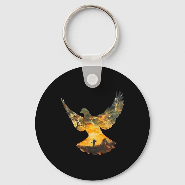 Texas Dove Hunting I Dove Hunter  Key Ring (Front)