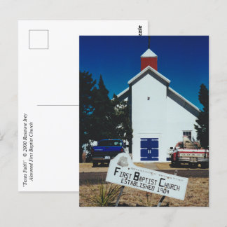 "Texas Faith" Postcard