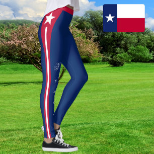 Texas fashion leggings, Texas Flag /sports Leggings