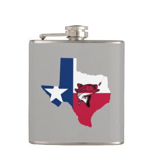 Texas Fishing Hip Flask