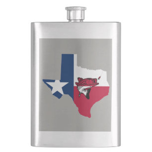 Texas Fishing Hip Flask