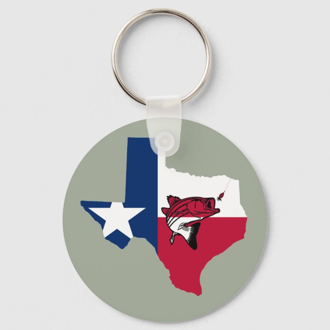 Texas Fishing Key Ring (Front)