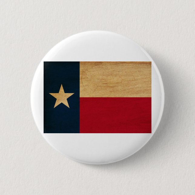 Texas Flag 6 Cm Round Badge (Front)