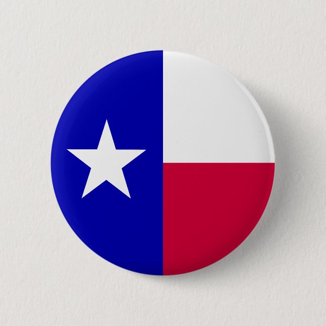 Texas Flag 6 Cm Round Badge (Front)