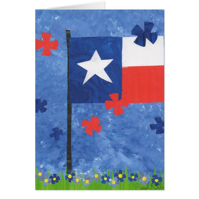 Texas Flag Card (Front)