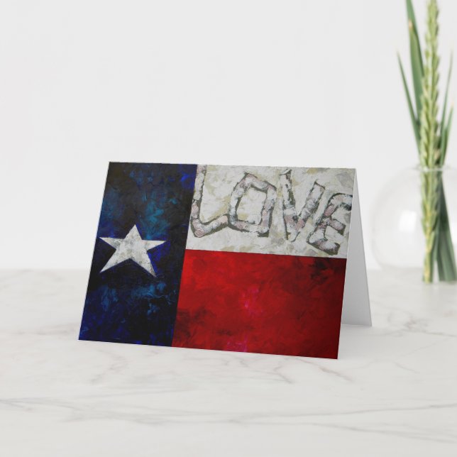 Texas Flag Card (Front)