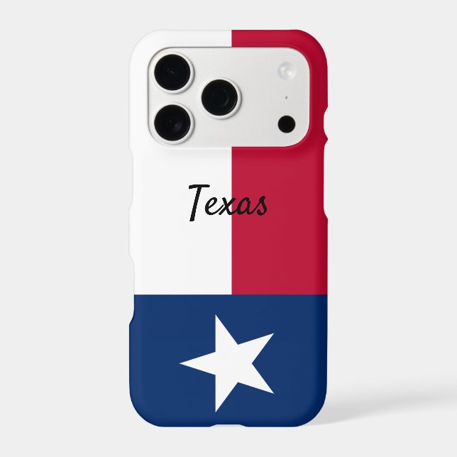 Texas flag iPhone case cover (Back)