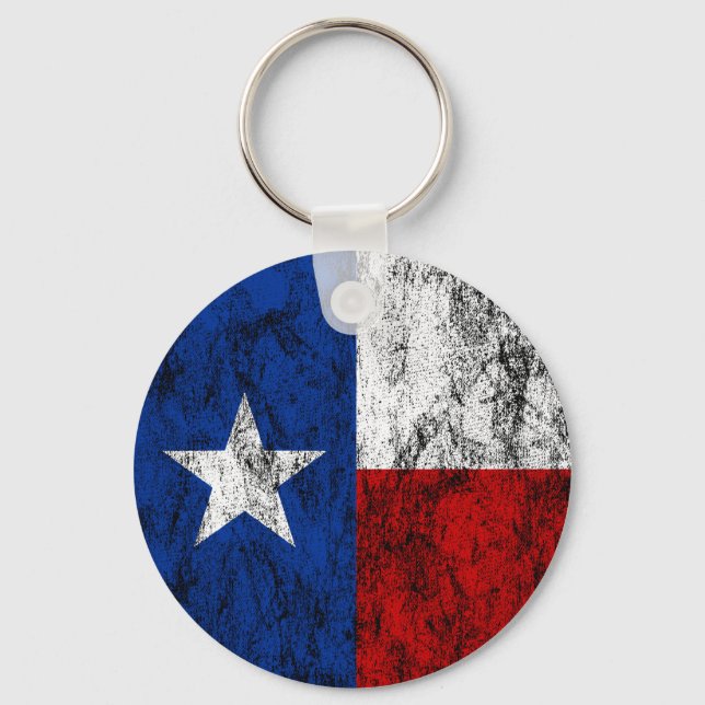 texas flag key ring (Front)