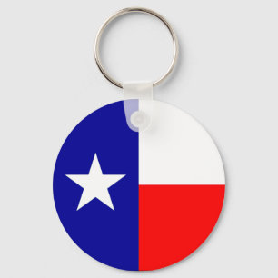 Texas Flag Key Ring