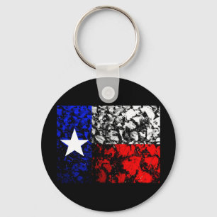 Texas Flag Key Ring