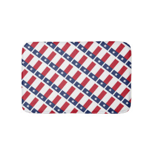TEXAS FLAG Lone Star State Decorative Bath Mat