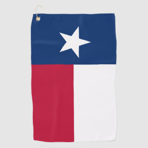 Texas Flag Lone Star State Golf Towel