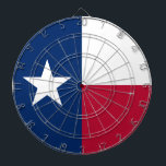 Texas Flag: Longhorns, The Texan Lone Star State Dartboard<br><div class="desc">The Lone Star Flag: A Symbol of Texas Independence - The Texas flag, with its bold blue field and solitary white star, is one of the most recognisable state flags in the United States. Its simple yet striking design carries a rich history and powerful symbolism, reflecting the state's unique journey...</div>