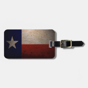 Texas flag luggage tag