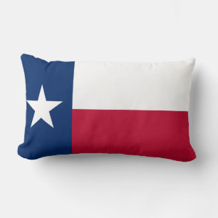 Texas flag lumbar cushion