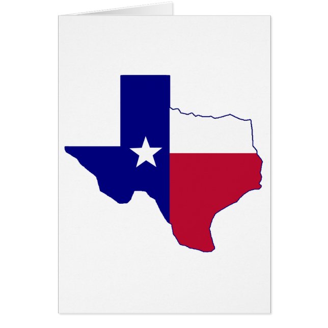 Texas Flag Map (Front)