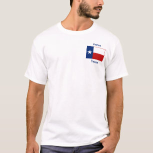 Texas Flag Map City T-Shirt