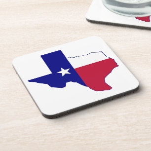 Texas Flag Map Coaster
