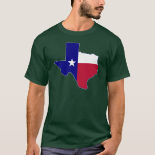 Texas Flag Map T-Shirt