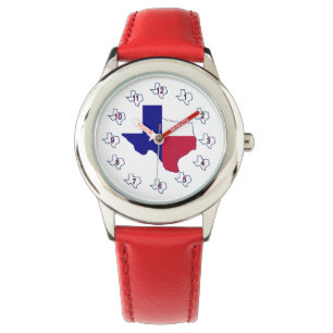 Texas Flag Map Watch