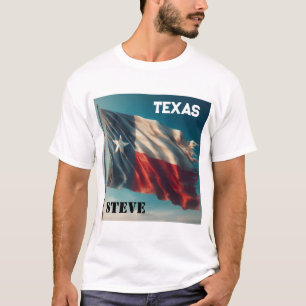 Texas flag men's t-shirt