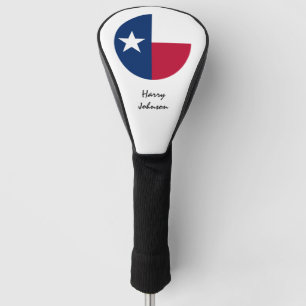 Texas Flag, Monogrammed Golf Clubs Covers USA