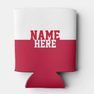 Texas Flag Name Bottle Cooler